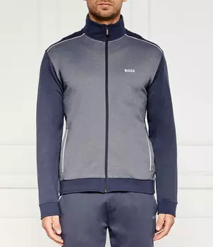 Толстовка BOSS BLACK Regular Fit, темно-синий