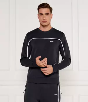 Толстовка BOSS GREEN Salbo 1 Regular Fit, темно-синий