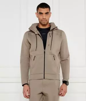 Толстовка Boss Green Sicon Deserttech Regular Fit, коричневый