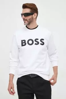 Толстовка BOSS из хлопка Boss, белый
