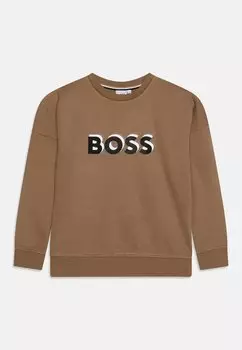 Толстовка BOSS Kidswear, цвет cookie