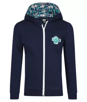 Толстовка Boss Kidswear Regular Fit, синий