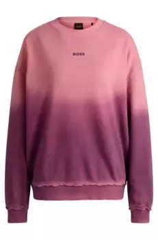 Толстовка BOSS ORANGE "C_Elaslogan_degradee", в модном цветовом градиенте, цвет Open Miscellaneous 965