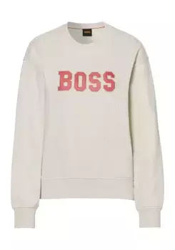 Толстовка BOSS ORANGE "C_Eprep_2" с вышивкой логотипа BOSS, белый