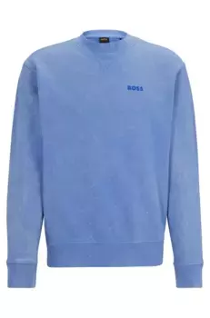 Толстовка BOSS ORANGE "We_BosslogoRaw", фиолетовый