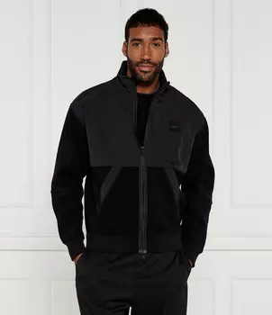 Толстовка BOSS ORANGE Ze_Nylonboss Regular Fit, черный