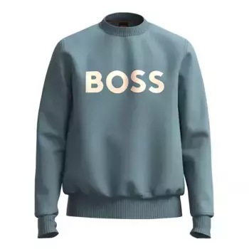 Толстовка BOSS We Basic 10244192, зеленый