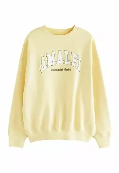 Толстовка BOUCLE AMALFI CITY GRAPHIC Next, желтый