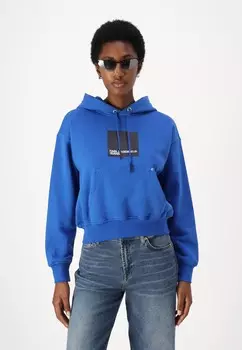 Толстовка BOX LOGO Karl Lagerfeld Jeans, синий