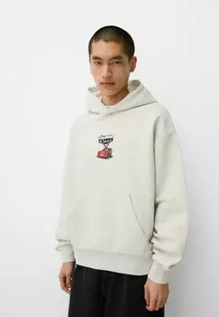 Толстовка BOXY FIT Bershka, темно-серый