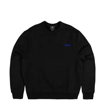 Толстовка boxy petit sweatshirt A.P.C., черный