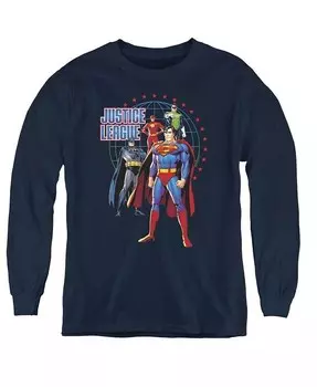 Толстовка Boys of America Youth Protectors Justice League, синий