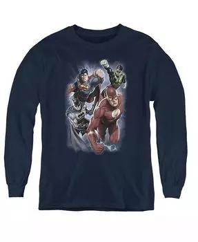 Толстовка Boys of America Youth Storm Chasers Justice League, синий