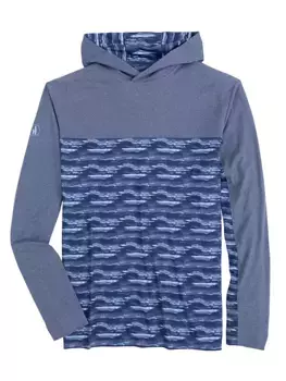 Толстовка Braden с абстрактным рисунком Johnnie O, темно-синий