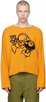 Толстовка Brain Dead Orange Tough Luck