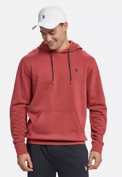 Толстовка BRAYDEN U.S. Polo Assn., цвет mineral red