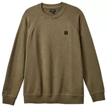 Толстовка Brixton Alpha Square Cross Loop, зеленый