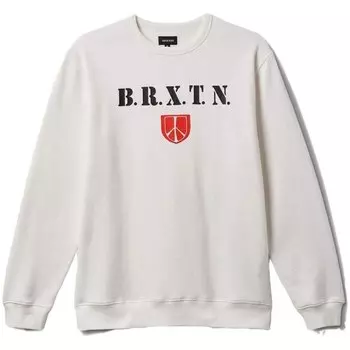 Толстовка Brixton Peace Shield, белый