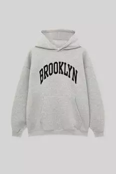 Толстовка Brooklyn из флока PULL&amp;BEAR