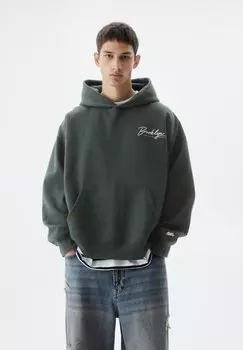 Толстовка BROOKLYN PULL&BEAR, зеленый