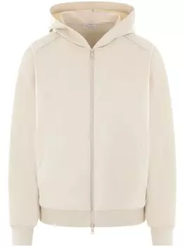 Толстовка Brunello Cucinelli из джерси, нейтральный