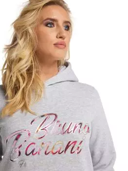 Толстовка Bruno Banani Hoodie ohne Reiverschluss BRYANT, цвет Grau/Melange