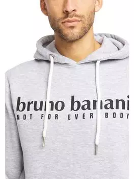 Толстовка Bruno Banani Hoodie ohne Reiverschluss RAMOS, цвет Grau/Melange