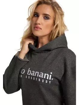 Толстовка Bruno Banani Hoodie ohne Reiverschluss ROSS, цвет Anthrazit/Melange