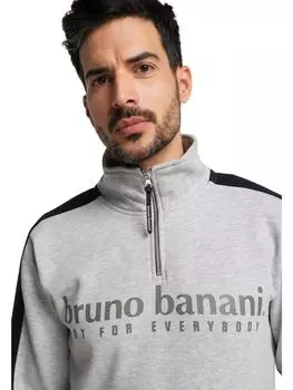 Толстовка Bruno Banani Sweater ANTHONY, цвет Grau/Melange