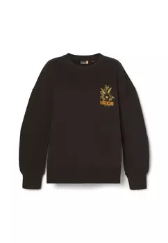 Толстовка BRUSHED CHEST GRAPHIC CREW Timberland, черный