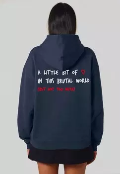 Толстовка BRUTAL EMBROIDERY UNISEX - Hoodie Mira Paris, темно-синий