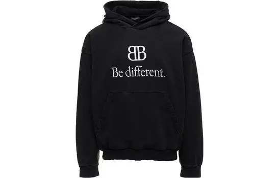 Толстовка «Будь разным» Balenciaga, черный