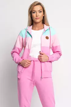 Толстовка Budmil, синий/розовый