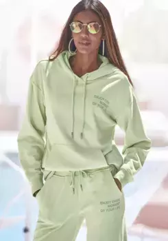 Толстовка Buffalo с эффектным принтом, костюм для отдыха, цвет Jade