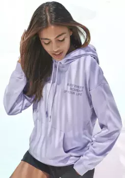 Толстовка Buffalo с эффектным принтом, костюм для отдыха, цвет Lavendel