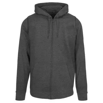 Толстовка Build Your Brand Basic Full Zip, серый