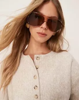 Толстовка букле хенли в овсянке ASOS DESIGN