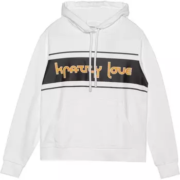 Толстовка Burberry с принтом слогана, белый