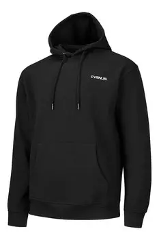 Толстовка BW с карманом-кенгуру Cygnus, черный