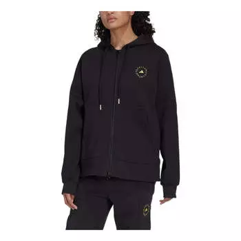 Толстовка by stella mccartney full-zip hoodie Adidas, черный