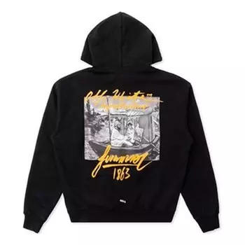 Толстовка c/o virgil abloh men's black summer Off-White, черный