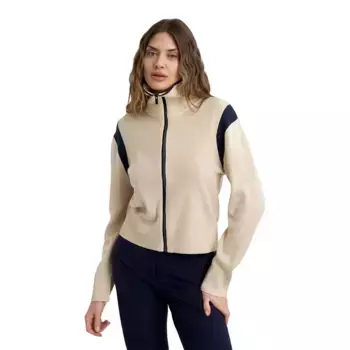 Толстовка Calvin Klein Golf Rivera Knit full zip, бежевый