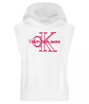 Толстовка Calvin Klein Jeans без рукавов, белый