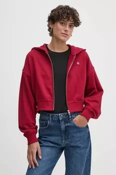 Толстовка Calvin Klein Jeans, бордовый