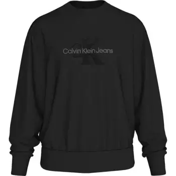 Толстовка Calvin Klein Jeans Chenille Monologo, черный