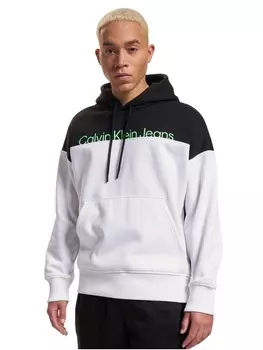 Толстовка CALVIN KLEIN JEANS, цвет bright white/black