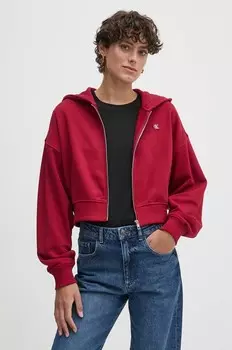 Толстовка Calvin Klein Jeans, гранатовый