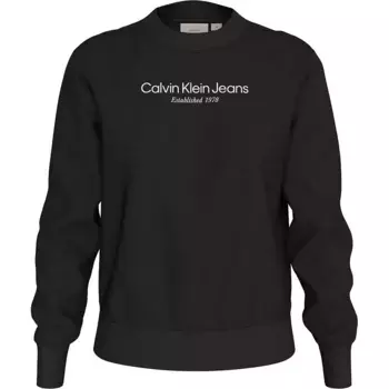 Толстовка Calvin Klein Jeans Institutional Graphic Reg Cn, черный