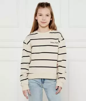 Толстовка Calvin Klein Jeans Loose Fit, бежевый