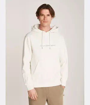 Толстовка Calvin Klein Jeans Regular Fit, экрю